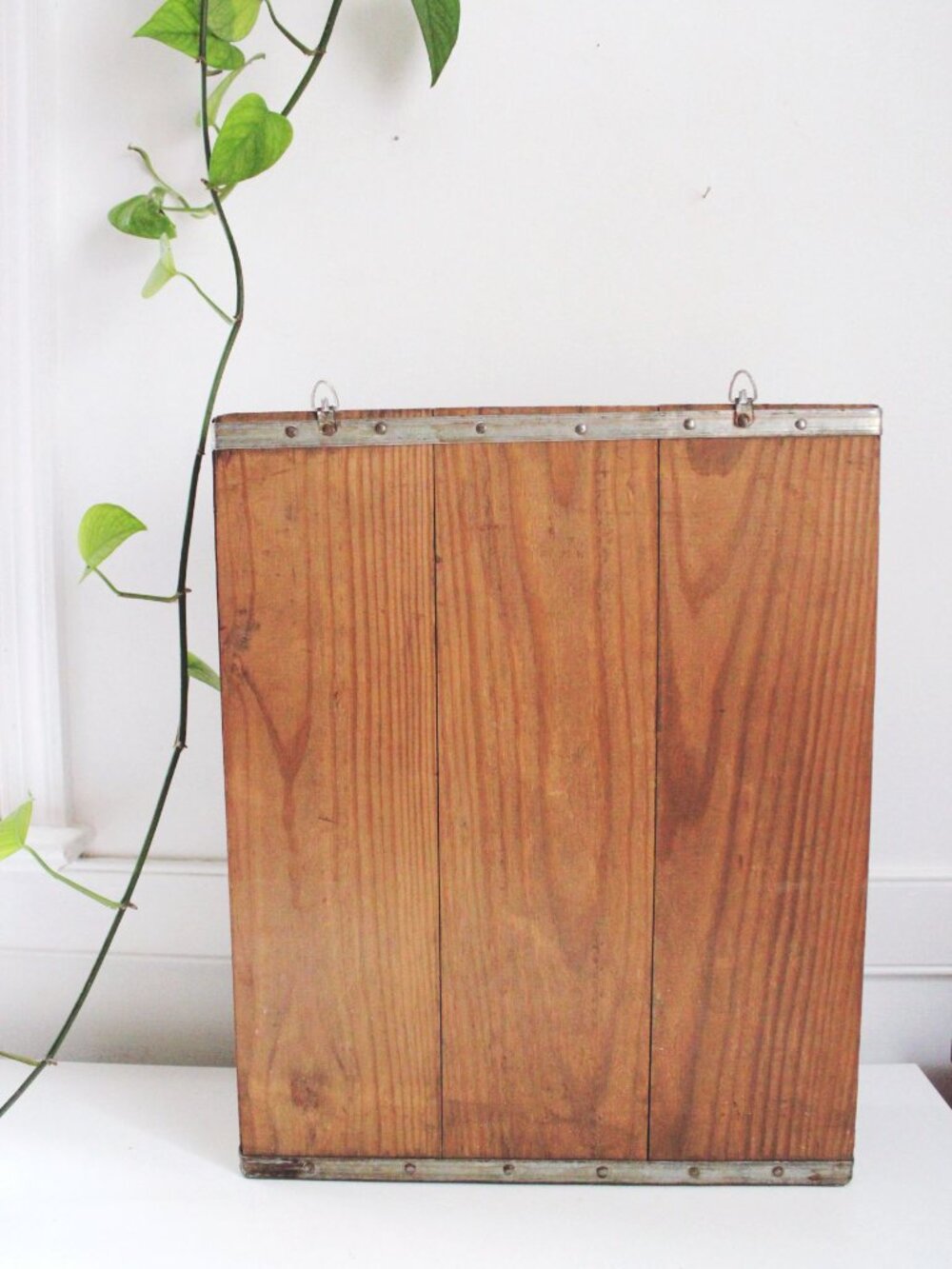Vintage Miller High Life Wooden Cabinet Wall Hanging Crate Box Storage - Picture 6 of 10